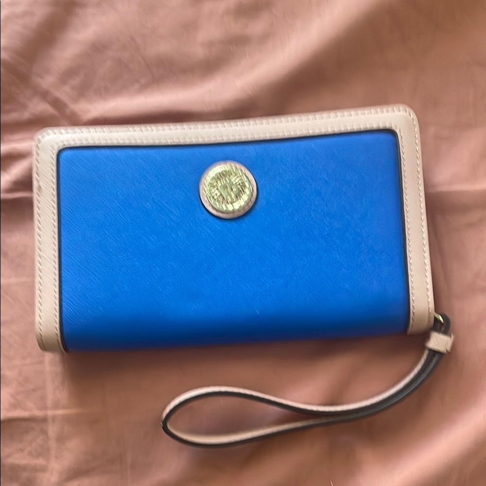 Anne Klein Blue and Pink Women's Clutch